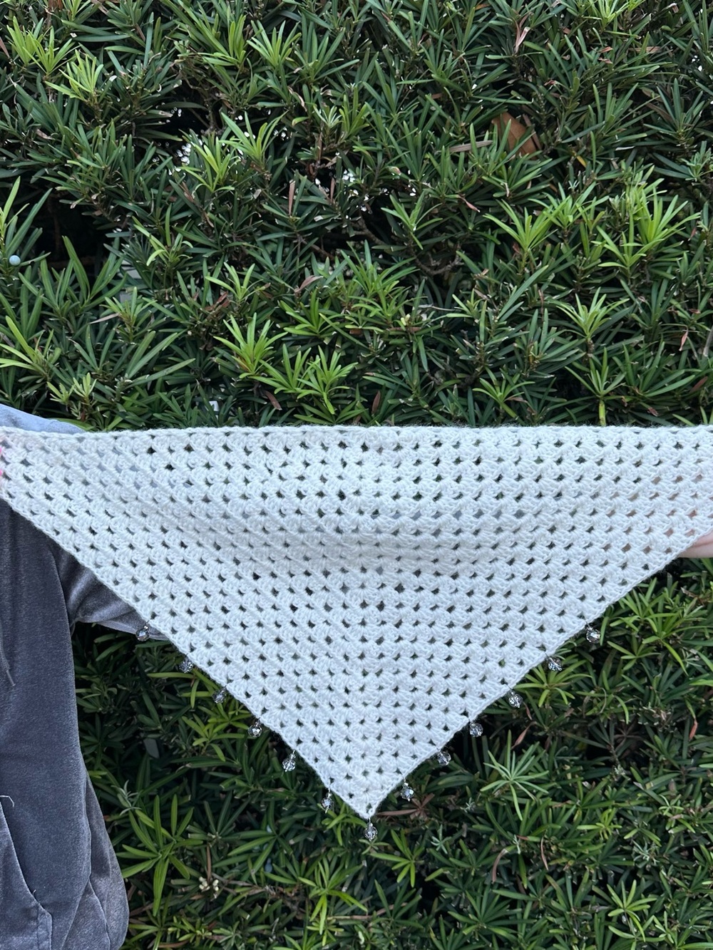✨ Handmade Crochet Kerchief / Headscarf ✨
